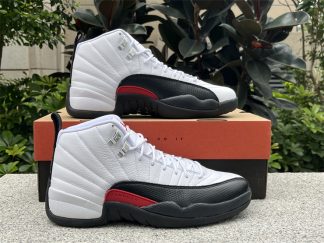 Air Jordan 12 Red Taxi White Gym Red