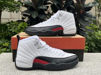 Air Jordan 12 Red Taxi White Gym Red black