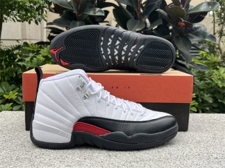 Air Jordan 12 Red Taxi White Gym Red outsole