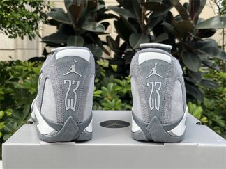 Air Jordan 14 Flint Grey FJ3460-012 back heel