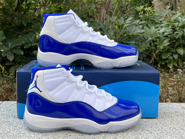 Air Jordan 11 White Royal Blue