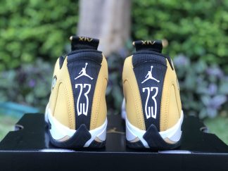 Air Jordan 14 Ginger 487471‑701 back heel