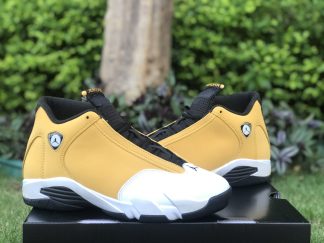 Air Jordan 14 Ginger 487471‑701 yellow