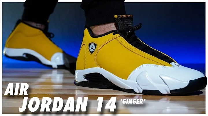 Air Jordan 14 Ginger on feet look