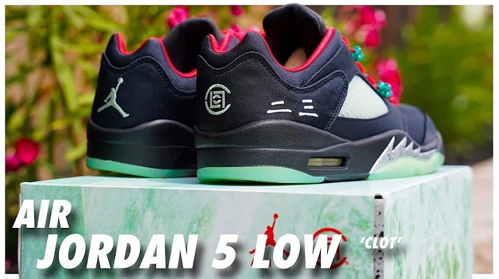 Black Clot Air Jordan 5 Low Jade Metallic Silver