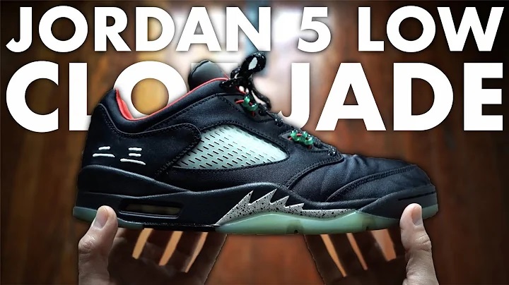 Clot Air Jordan 5 Low Jade Metallic Silver close look