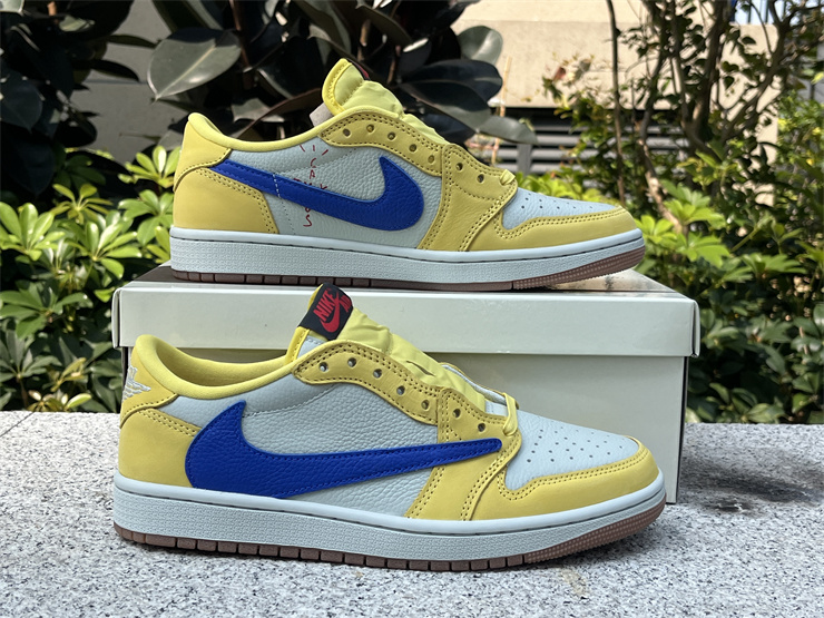 Travis Scott Air Jordan 1 Low OG Canary