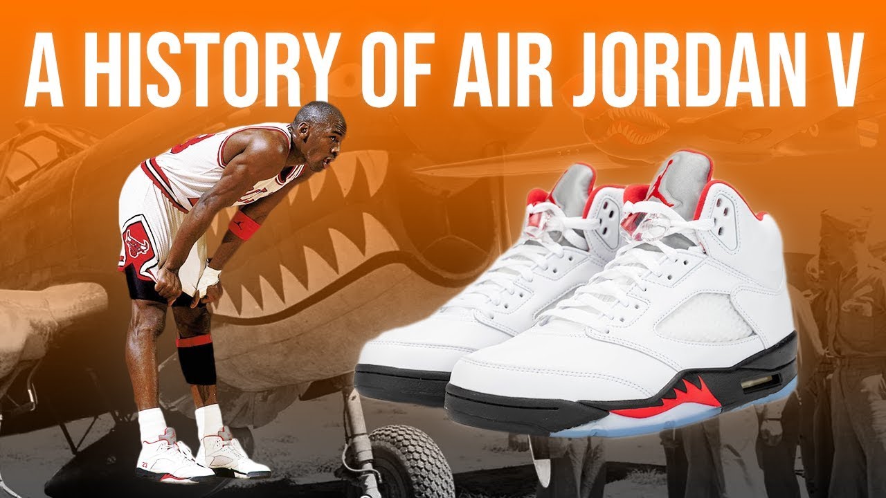 history of air jordan V