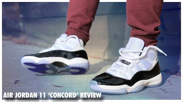 Air Jordan 11 Concord on feet look