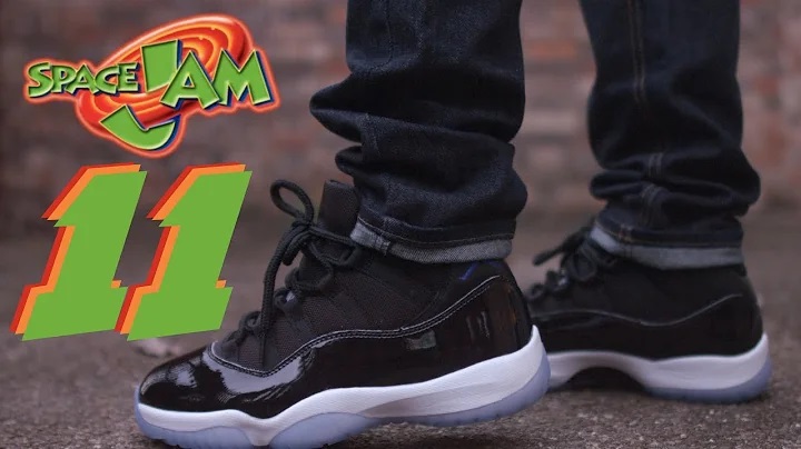 Air Jordan 11 Space Jam on feet