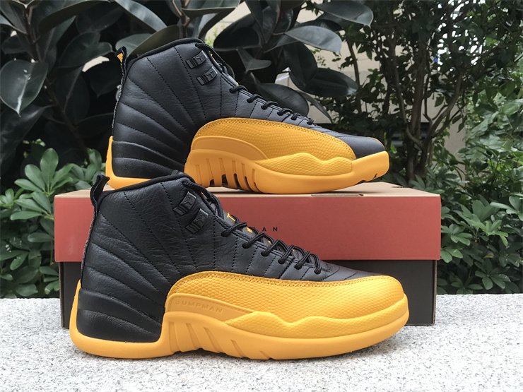 Air Jordan 12 Retro Black University Gold